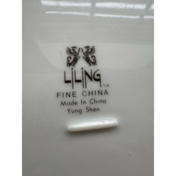Liling Fine China Yung Chen Large Oval Serving Platter Porcelain 14.5"x10.5" - Picture 5 of 5